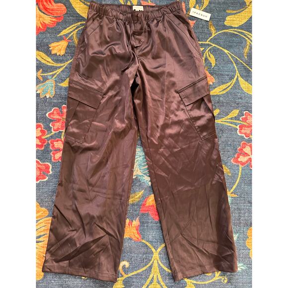 PacSun Satin Cargo Pants Size Small - Picture 5 of 9